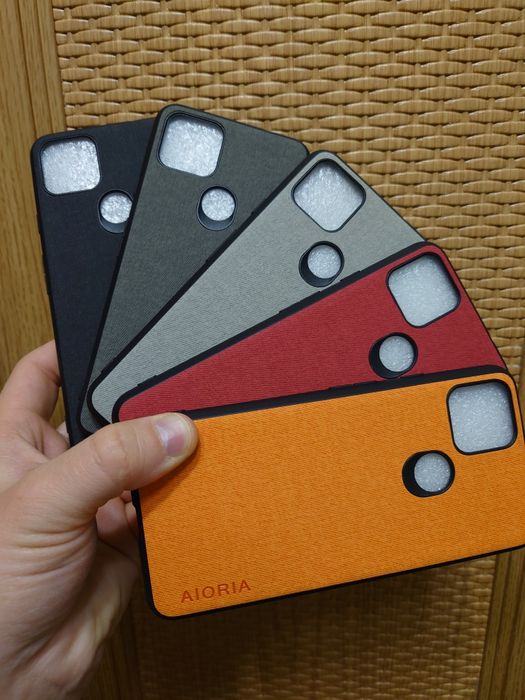 Противоударный чехол Google Pixel 5A 5G  AIORIA Material Edition