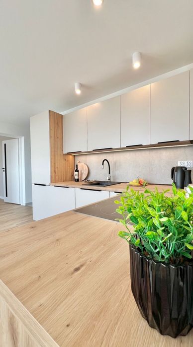 Nowa kuchnia narożna 270x190 lub inny wymiar kaszmir dąb artisan meble