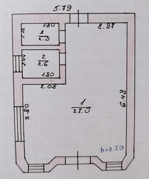 Оренда приміщення 174 грн. Здам комерційну площу 31,6 м2