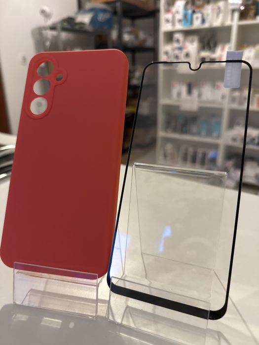 Szkło hartowane 5D i silikonowe etui do SAMSUNG A16