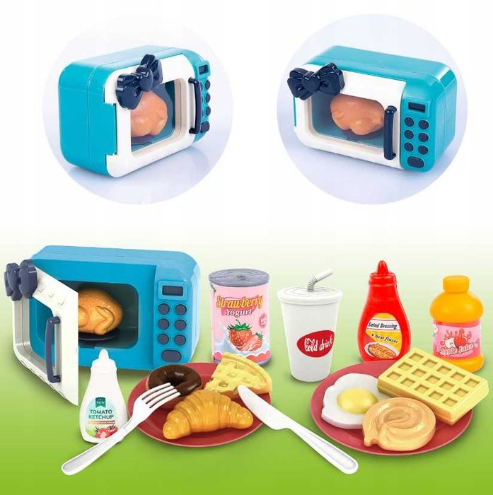 Дитячий набір для кухні Kinderplay (мікрохвильовка, тостер, міксер)