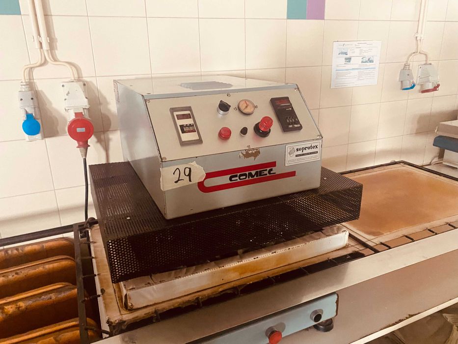 PRENSA DE PRATO - COMEC - Etamparia Textil  VENDIDO