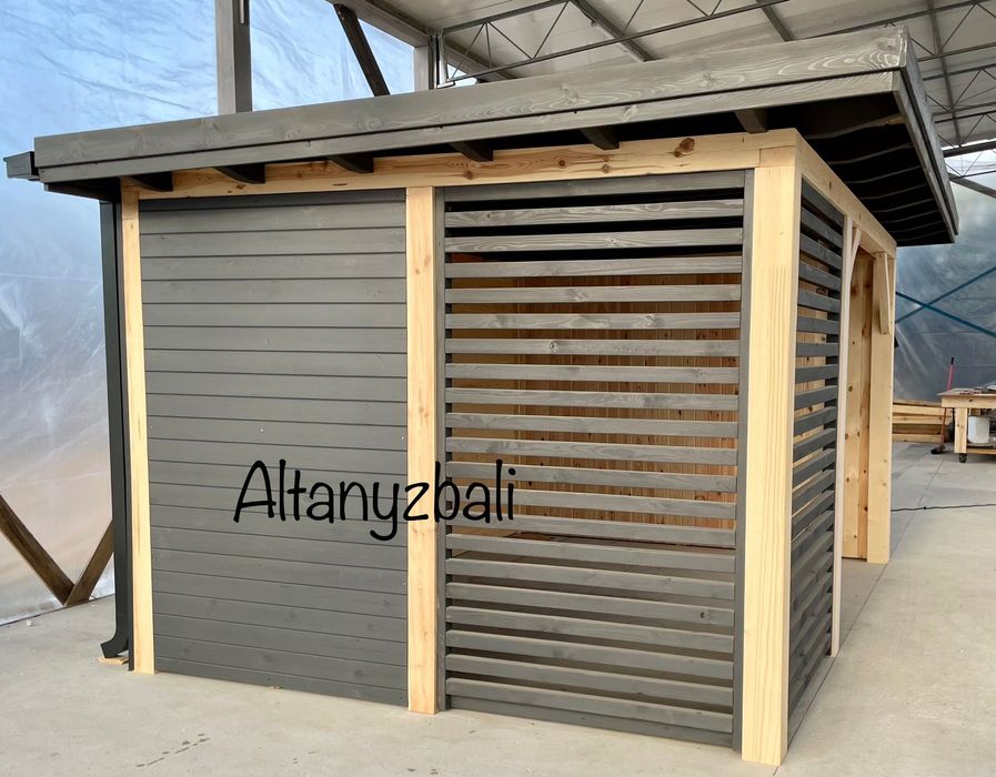 Nowoczesna altana ogrodowa