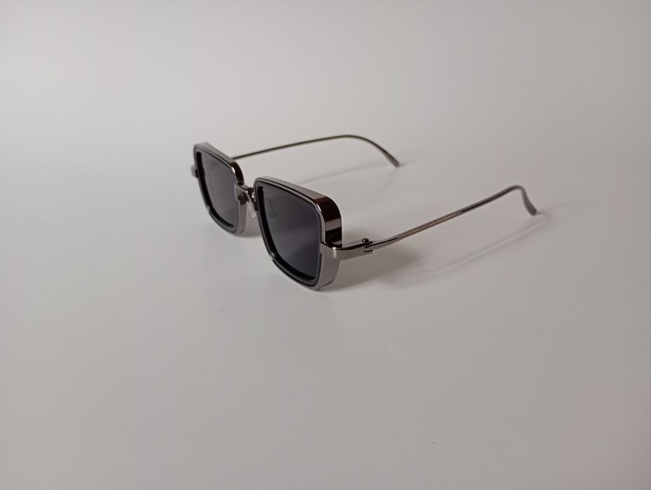 okulary przeciwsłoneczne unisex styl fight club kolor grafit