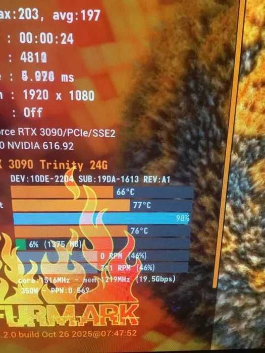 RTX 3090 24GB zotac trinity oc