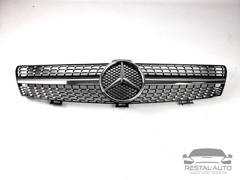 Решетка радиатора Mercedes CLS C219 2004-2008 Diamond Black