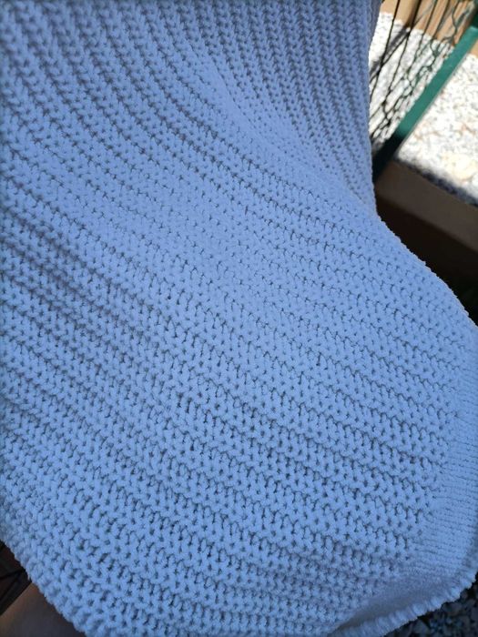 Camisola Branca Cropped Tricotada