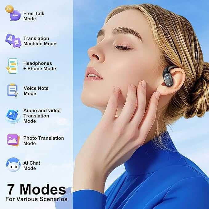 Fones de ouvido com tradução!