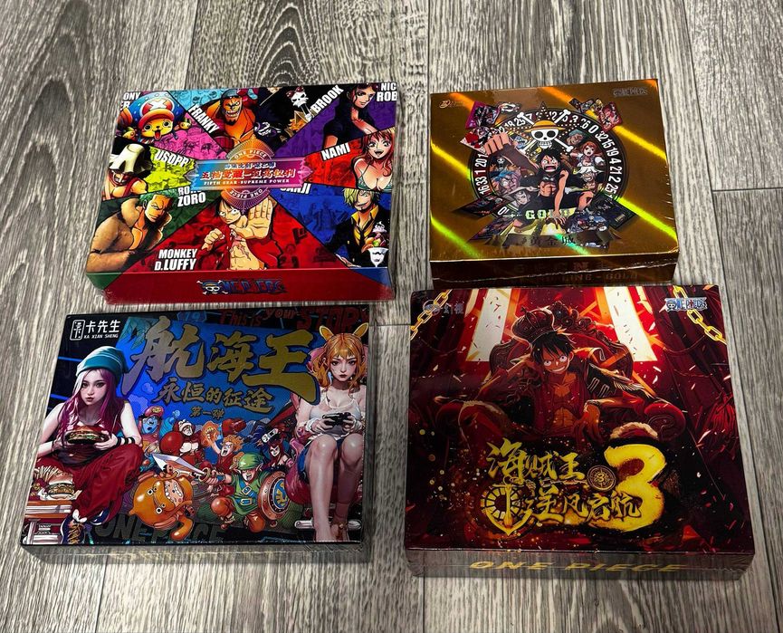 РОЗПРОДАЖ!!! Колекційні бустери, набори, бокси, альбоми Аніме - One Piece, Naruto