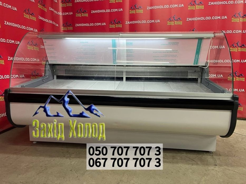 Холодильна вітрина. Горизонтальна вітрина. Вітрина Gold. Рівне
