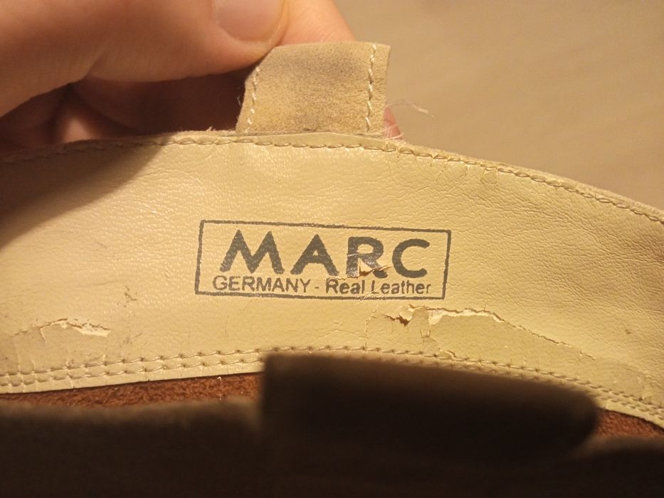 Nabukowe kozaki 39 skóra firmy Marc