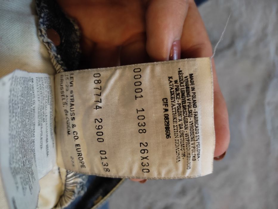Szorty DIY Levi's XS/S oryginalne ;)
