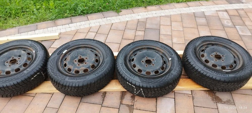 Koła Zimowe Uniroyal 195/65 R15 5x108 | Bieżnik ~7mm | DOT 2023 | Ford C-Max Focus Volvo