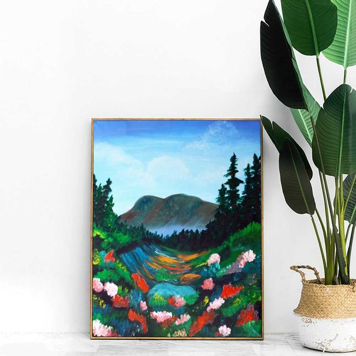 Dolina Kwitnąca, obraz 60x50x2 cm