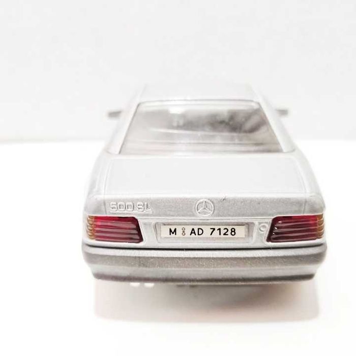 Majorette Mercedes 500 SL cinzento Made in Portugal escala 1:24