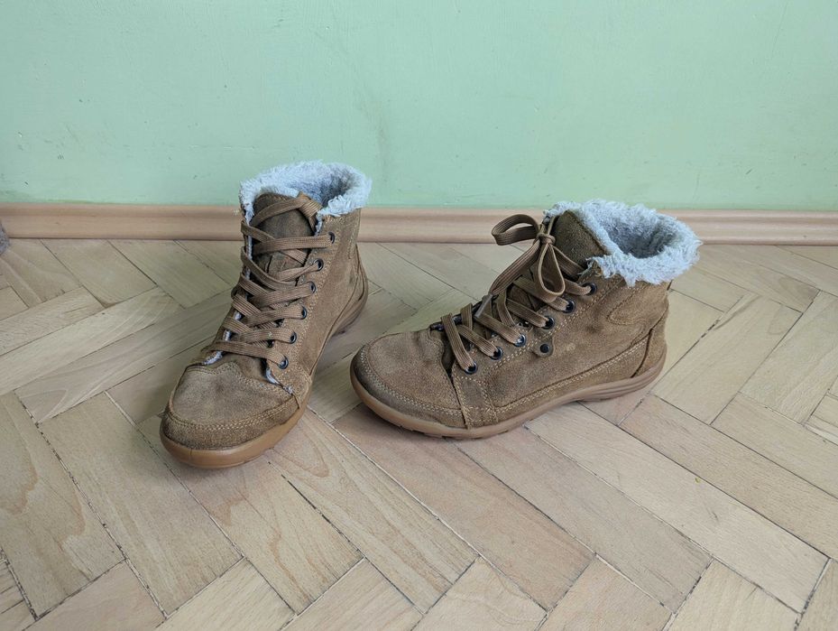 Buty trekkingowe skórzane,rozm.37 Quechua