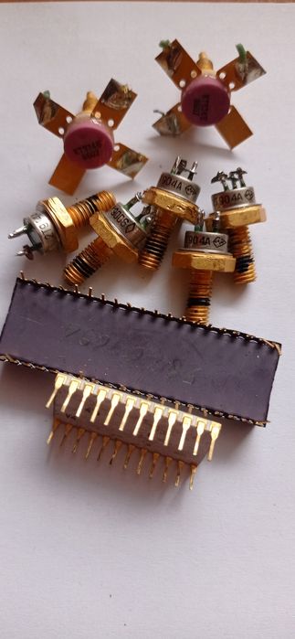 Радиодетали СССР позолота