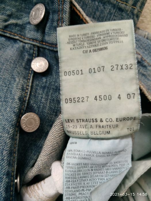 Spodnie jeansowe Levi's,levis 501