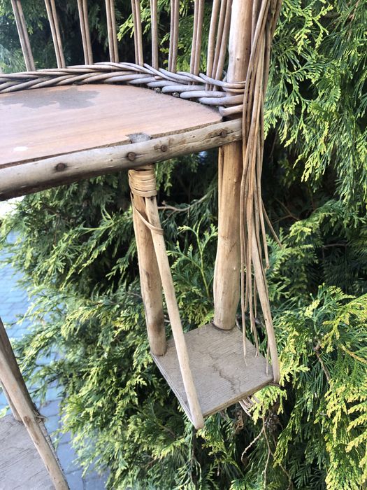 Koszyk /fotelik wiklinowy na rower dla dziecka