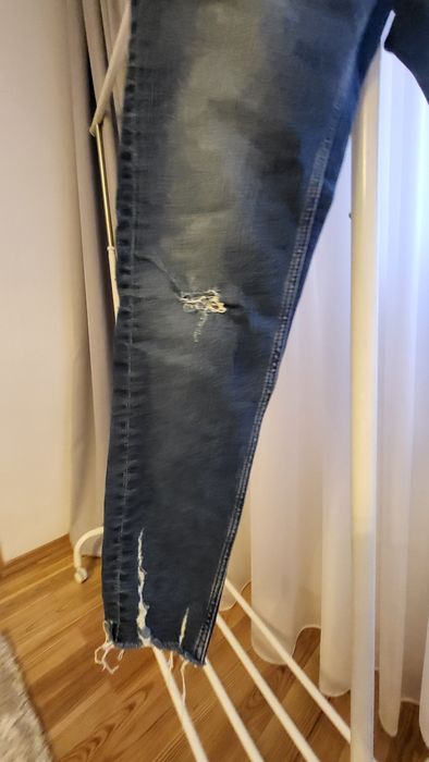 Spodnie premium jeansy skinny fit Zara r. 38 przetarcia rurki