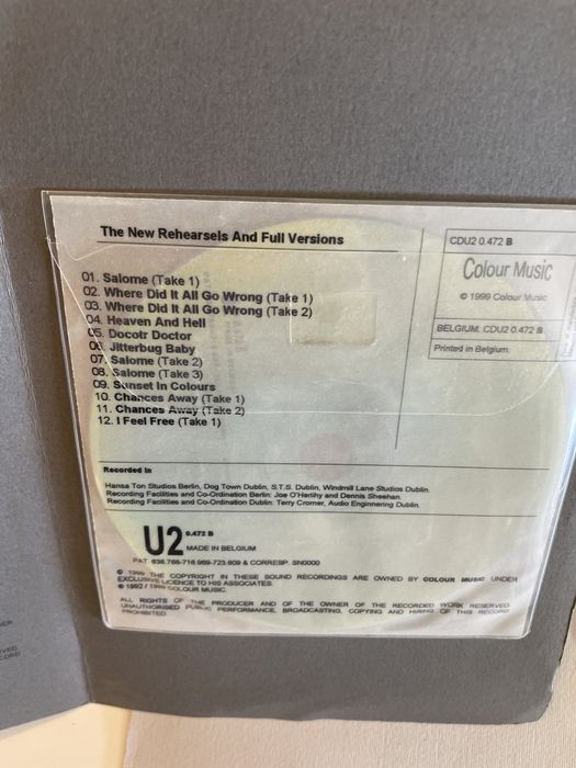 U2 the new rehearsals and full versions