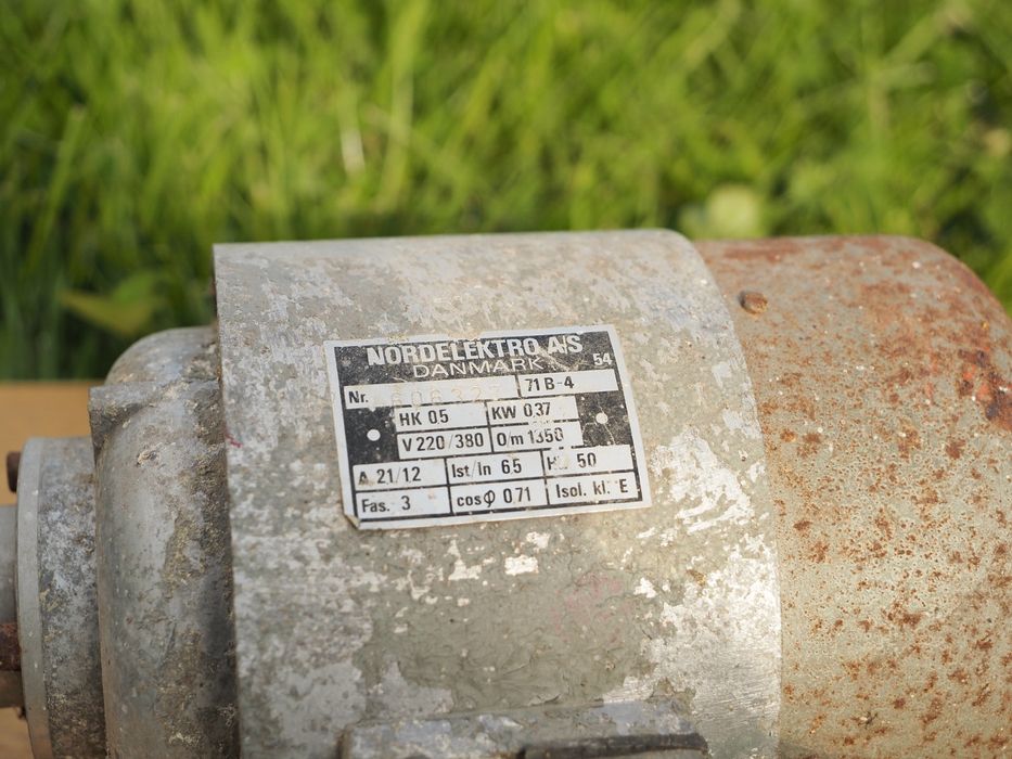 POMPA MLECZNA mleka SAC 3fazowa 0,37 Kw