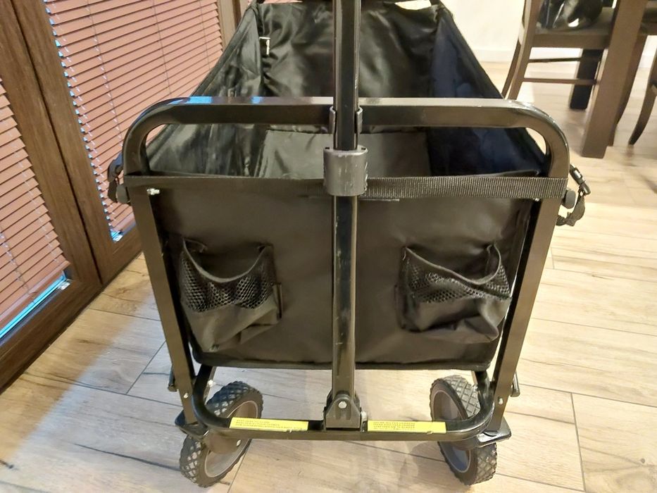 Amazon Basics Wózek do Ogrodu Do Użytku na Zewnątrz Składany