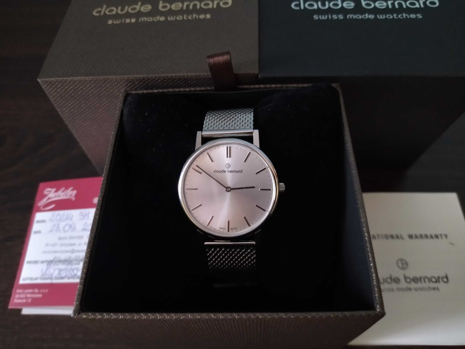 Zegarek CLAUDE BERNARD Slim Line 20214 3M AIN Swiss made watches