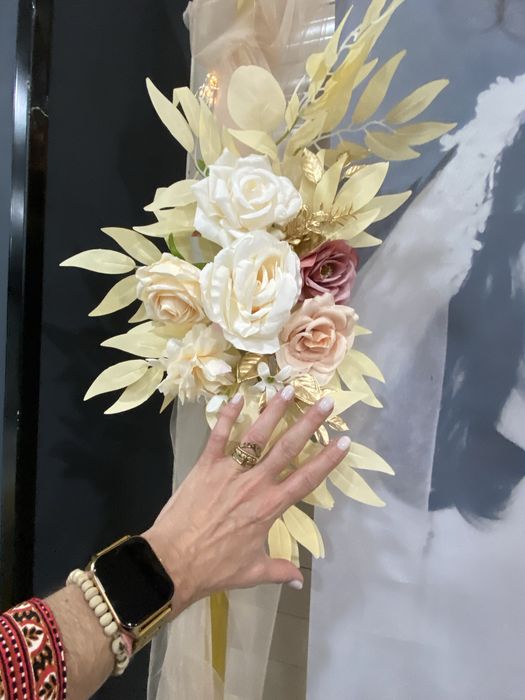 Flores artificiais para arranjos de  casamentos e aniversario