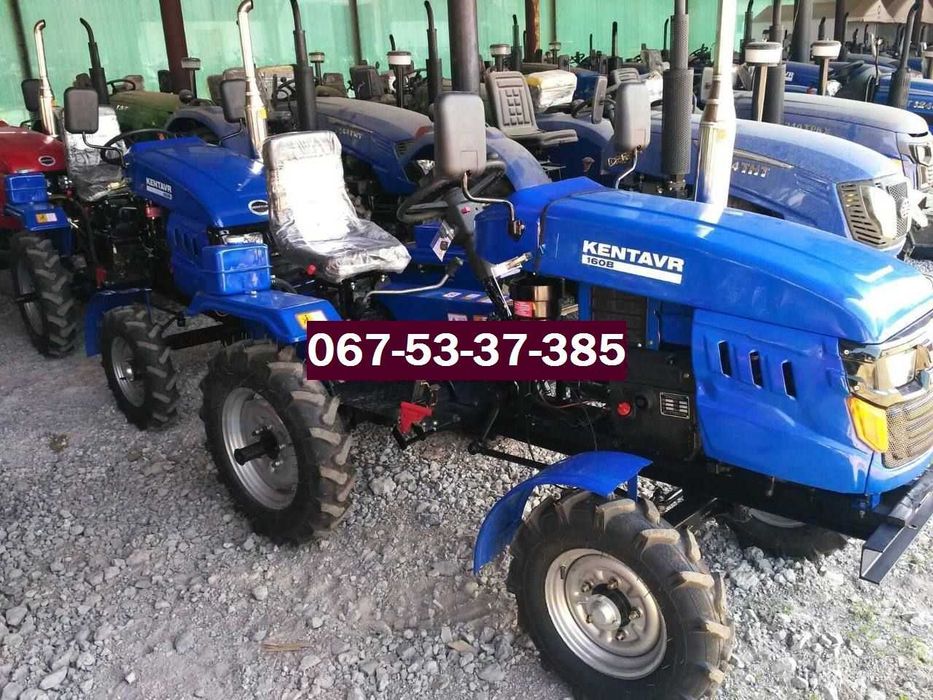 Мототрактор КЕНТАВР 160 Лучшая КПП + ФРЕЗА 1.2м