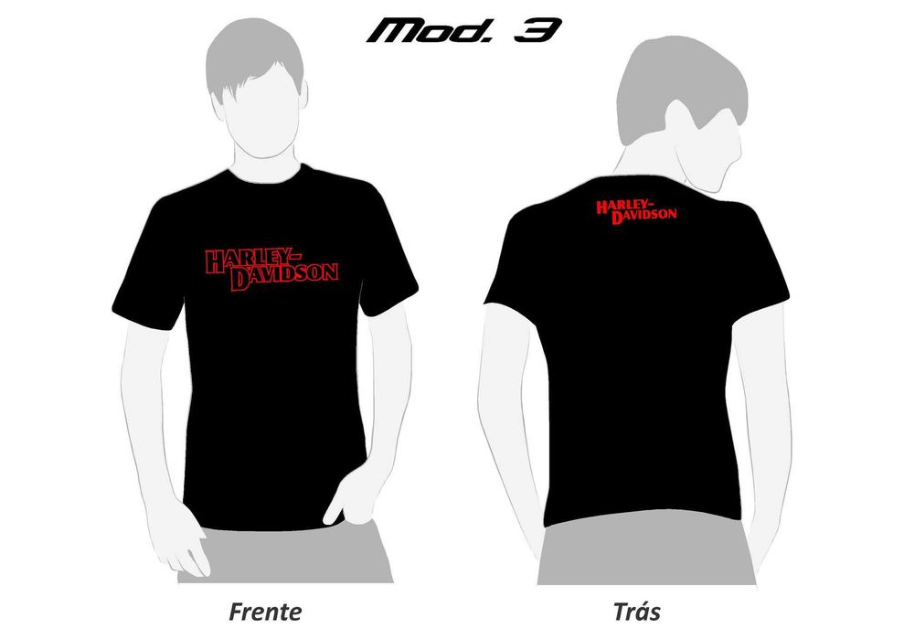 Tshirts Harley Davidson - NOVAS