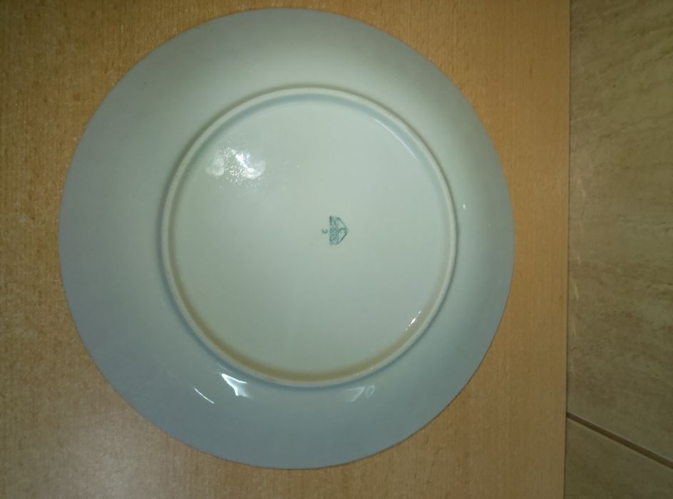Talerz płaski płytki głęboki stara porcelana PRL Chodzież