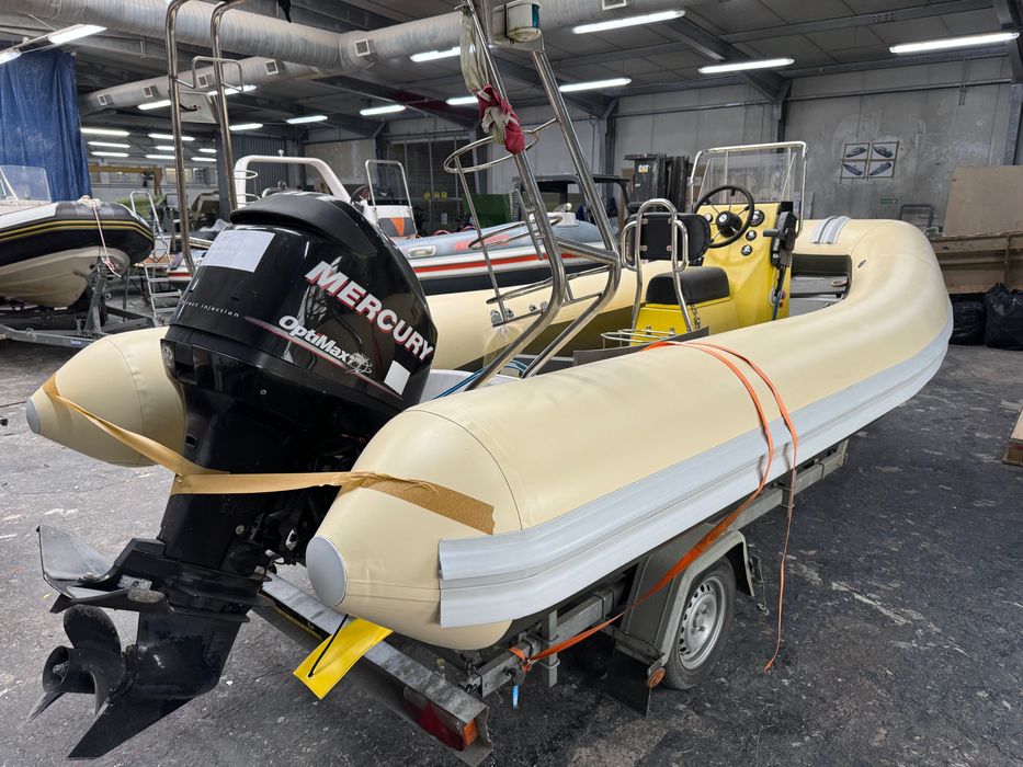 RiB Sportis S5200 /nowe tuby Hypalon / silnik Mercury90 / przyczepa