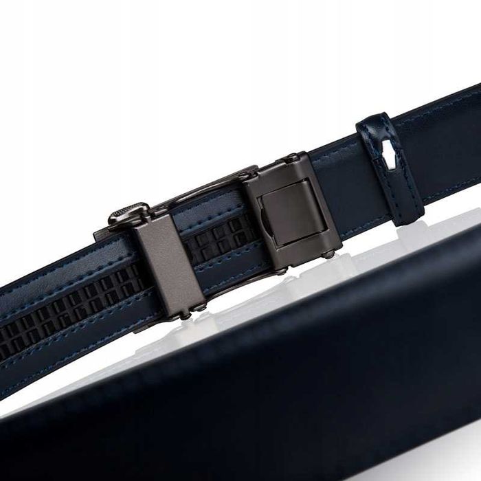 Betlewski Pasek Męski Do Spodni Skóra Naturalna Automatyczna Klamra