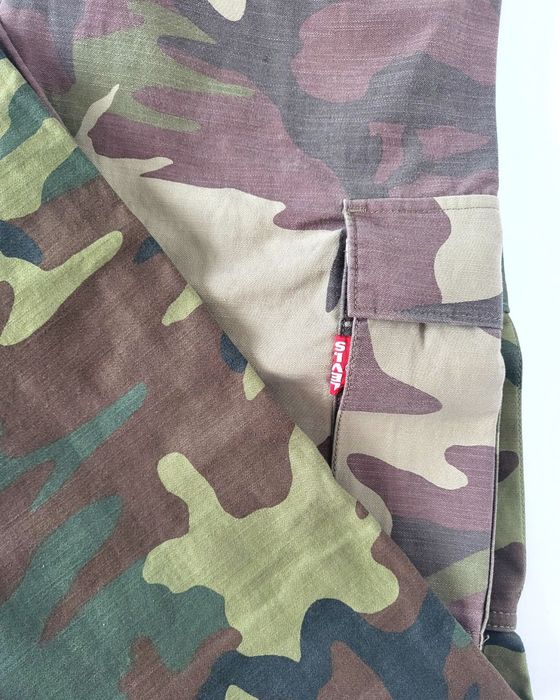 2019 Levis Premium - Hi Ball Cargos spodnie camo kamuflaż roz. 32