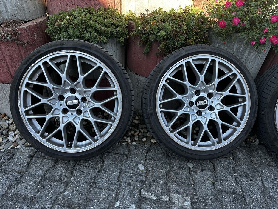 ORYGINALNE BBS RX301 19” 5x120 BMW + NOWE Bridgestone 2025