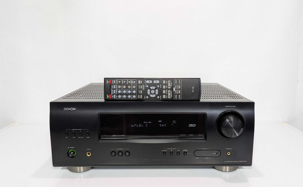 5.1 Ресивер Denon AVR-1311, має 110 Вт/канал/HDMI/ЦАП/Full HD/3D/Dolby