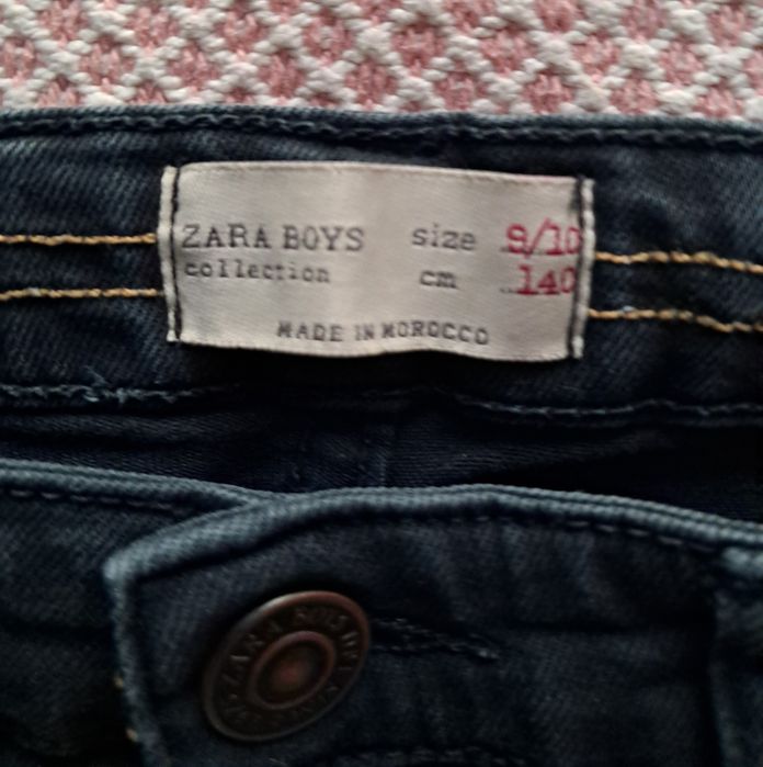 Spodnie chłopięce czarne rurki, rozm. 140, Zara Boys