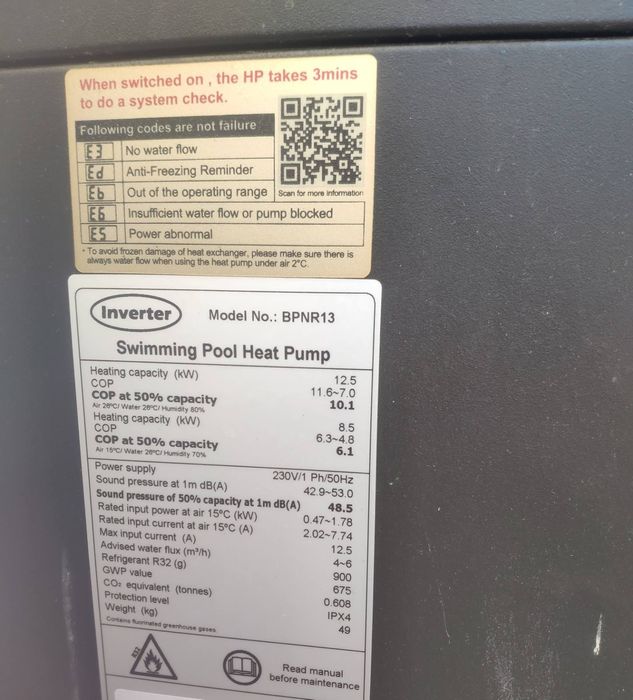 Тепловой инверторный насос Fairland BPN13