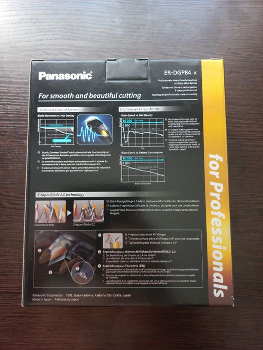 Машинка для стрижки Panasonik ER-DGP84 k