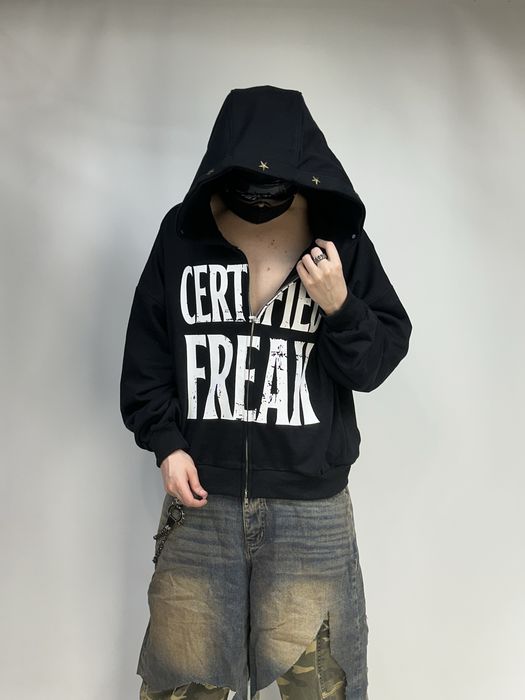 Project GRAILZ G/R gr cetified freak кофта худи черная зипка худі