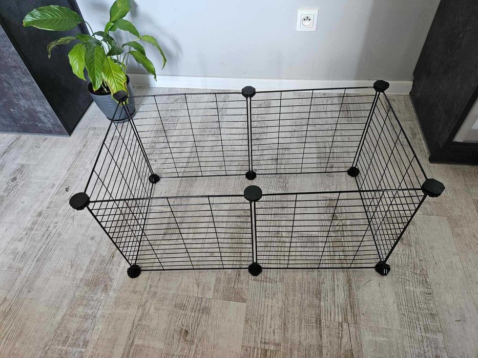 Klatka kojec wybieg dla świnki królika zwierząt modułowy