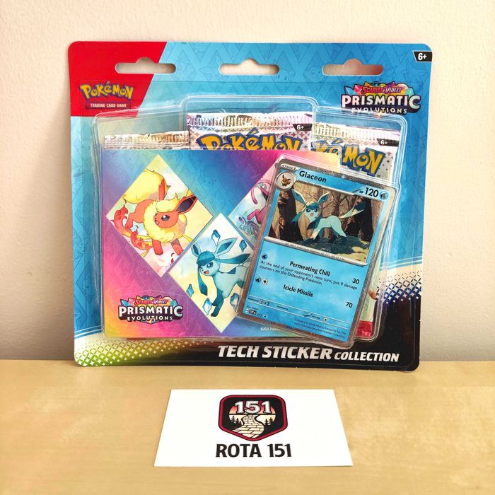 Scarlet & Violet – Prismatic Evolutions Tech Sticker Collection
