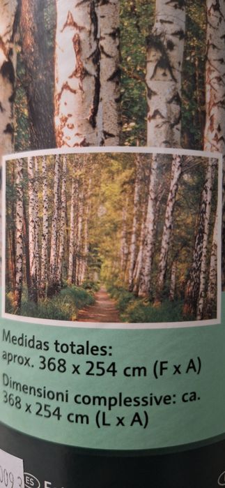 Quadro mural grande  poster parede painel 368x254 cm