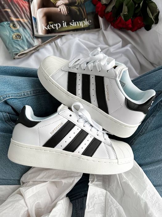 HIGH QUALITY! Adidas Superstar Platform 36 37 38 39 40 41 суперстар