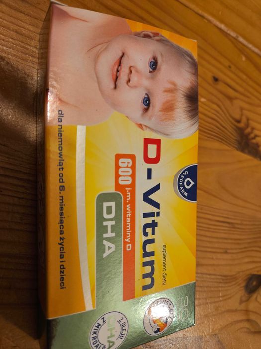 D-Vitum 600 j.m. witamina D DHA, kapsułki twist-off, 27 sztuk