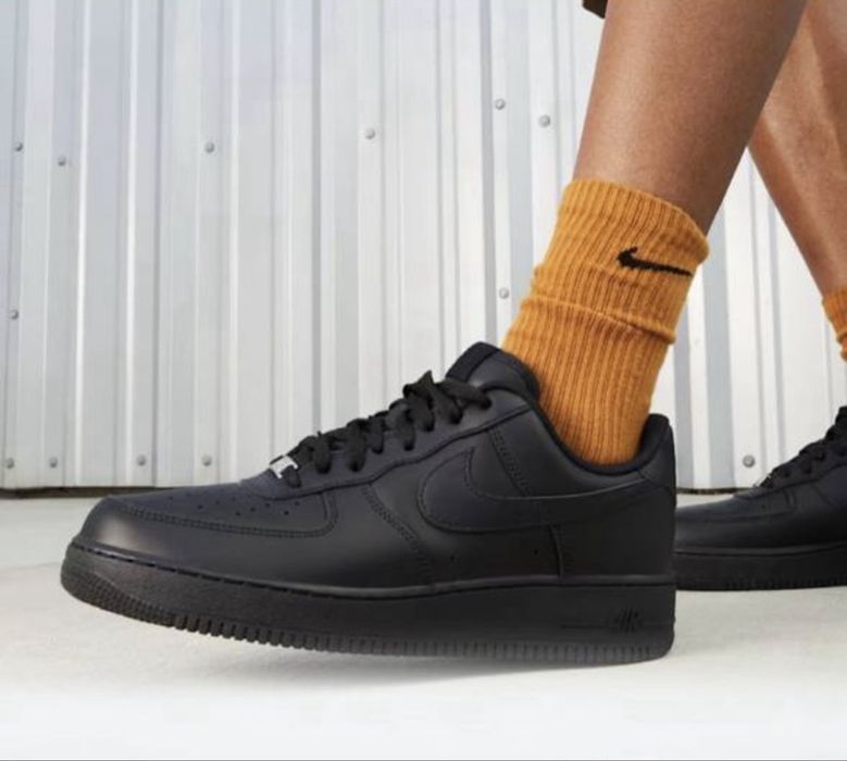 Кросівки чоловічі Nike Air Force 1 07 Black (оригінал)