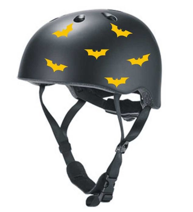 BATMAN NIETOPERZE Naklejki kask rower hulajnoga 160-2B