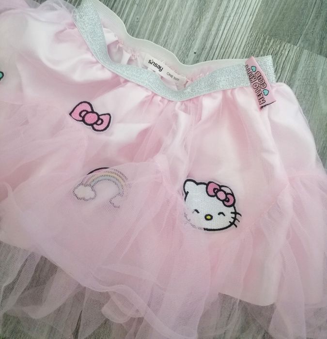 Sinsay hello Kitty spódniczka tiulowa