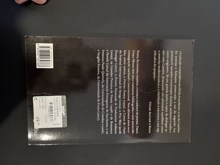 Livro Os Lusiadas para Gente Nova de Vasco Graça Moura